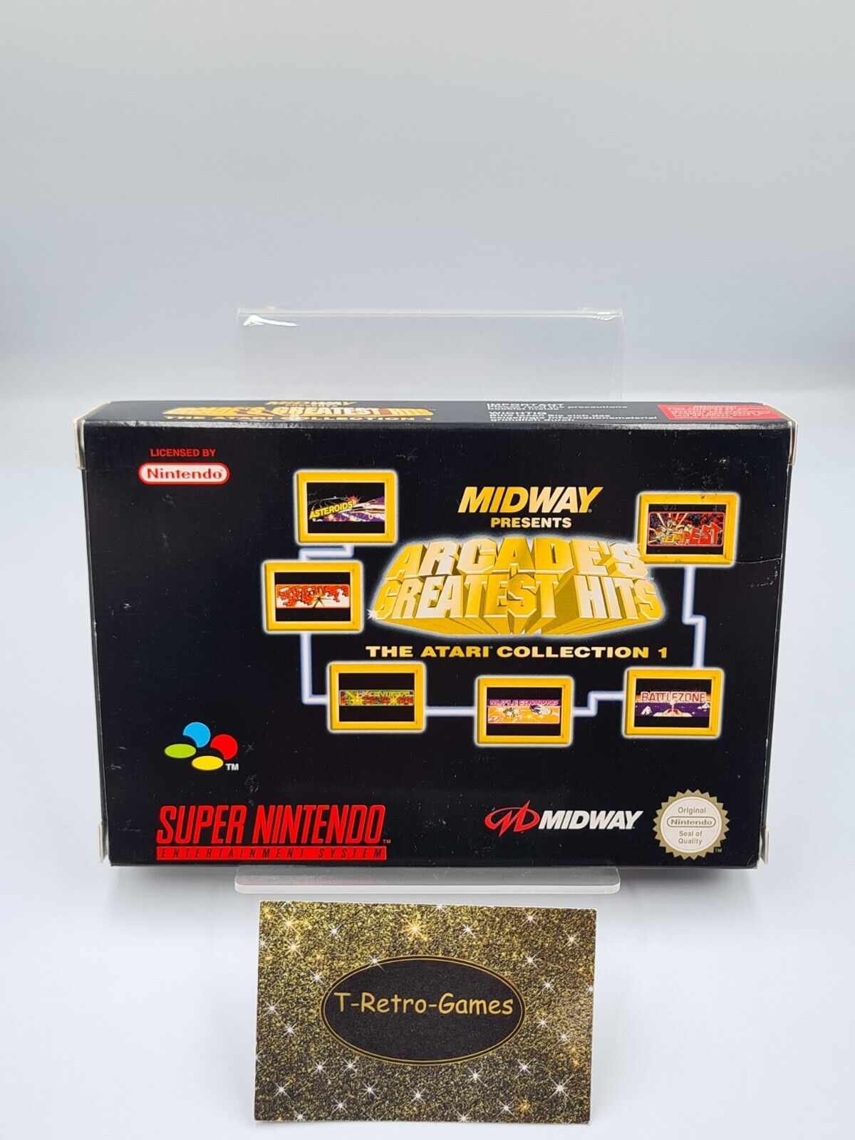 SNES Super Nintendo Arcade's Greatest Hits mit OVP und Anleitung EUR - T-Retro-Games 