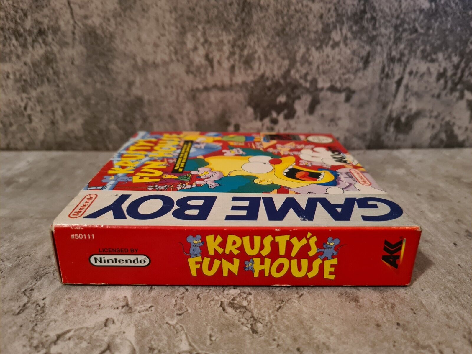Nintendo Game Boy Classic Spiel Krusty's Fun House mit OVP und Anleitung NOE - T-Retro-Games 