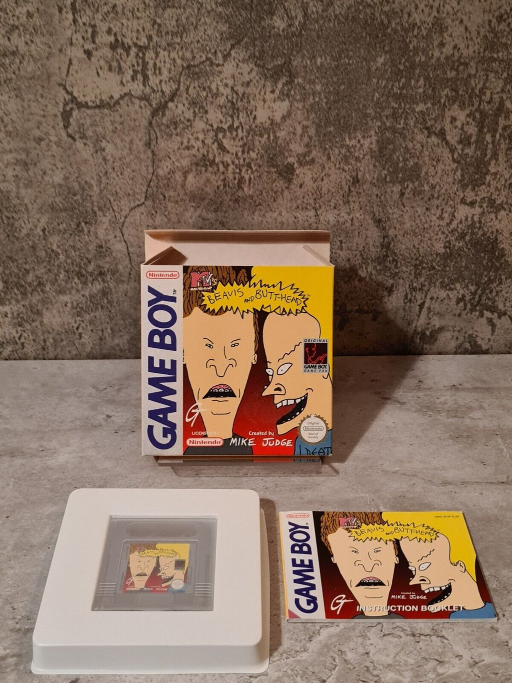 Nintendo Game Boy Classic Beavis and Butt-Head mit OVP und Anleitung EUR - T-Retro-Games 