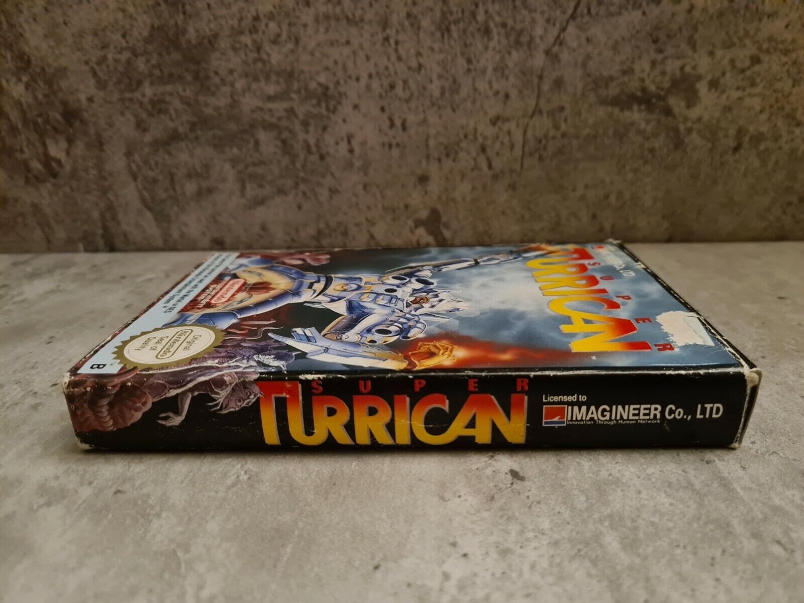 Nintendo NES Super Turrican mit OVP und Anleitung ESP - T-Retro-Games 