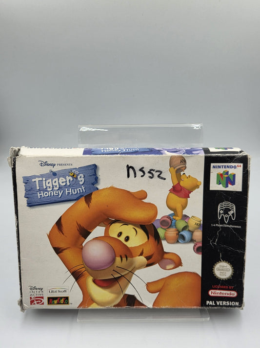 N64 Nintendo 64 Disney's Tigger's Honey Hunt mit OVP und Anleitung EUR