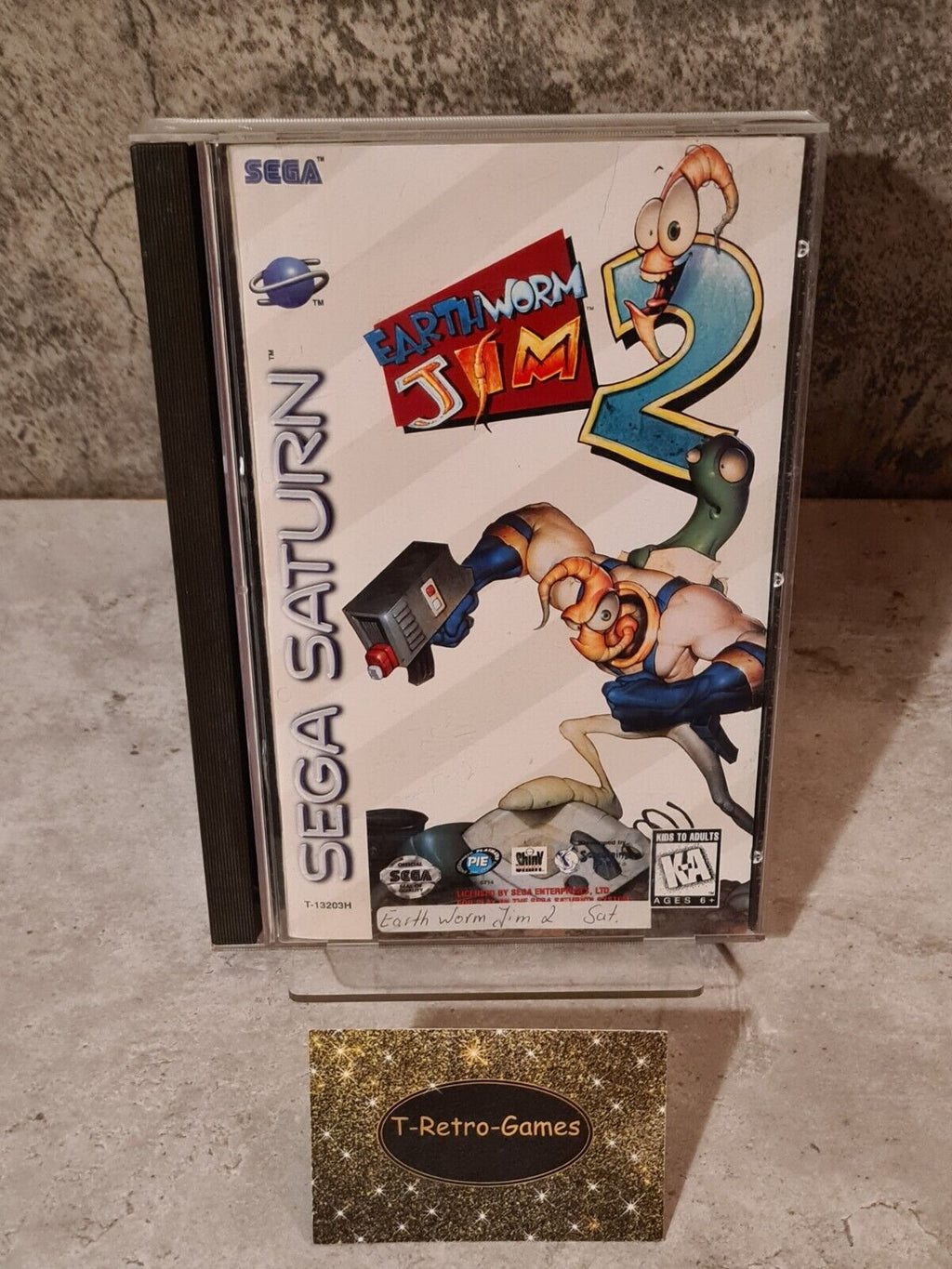 Sega Saturn Earthworm Jim 2 mit OVP und Anleitung NTSC-USA - T-Retro-Games 