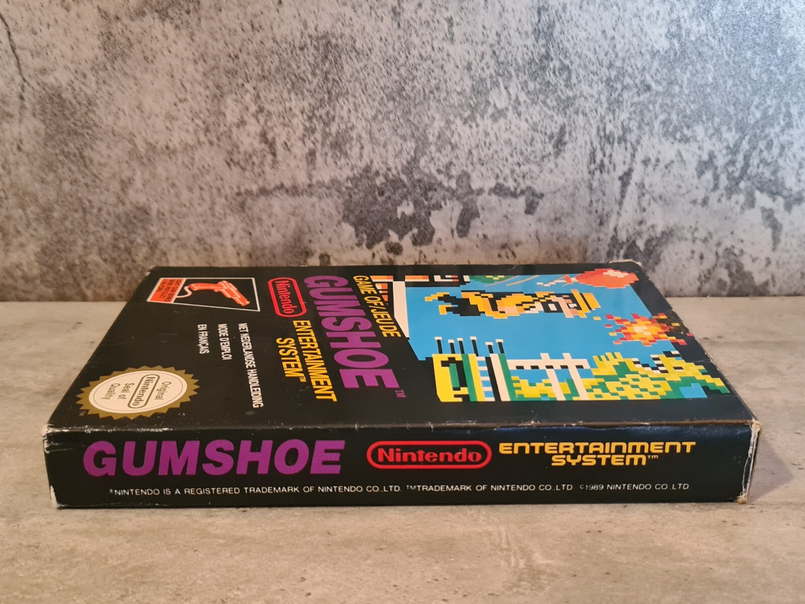 Nintendo NES Gumshoe mit OVP und Anleitung FRA