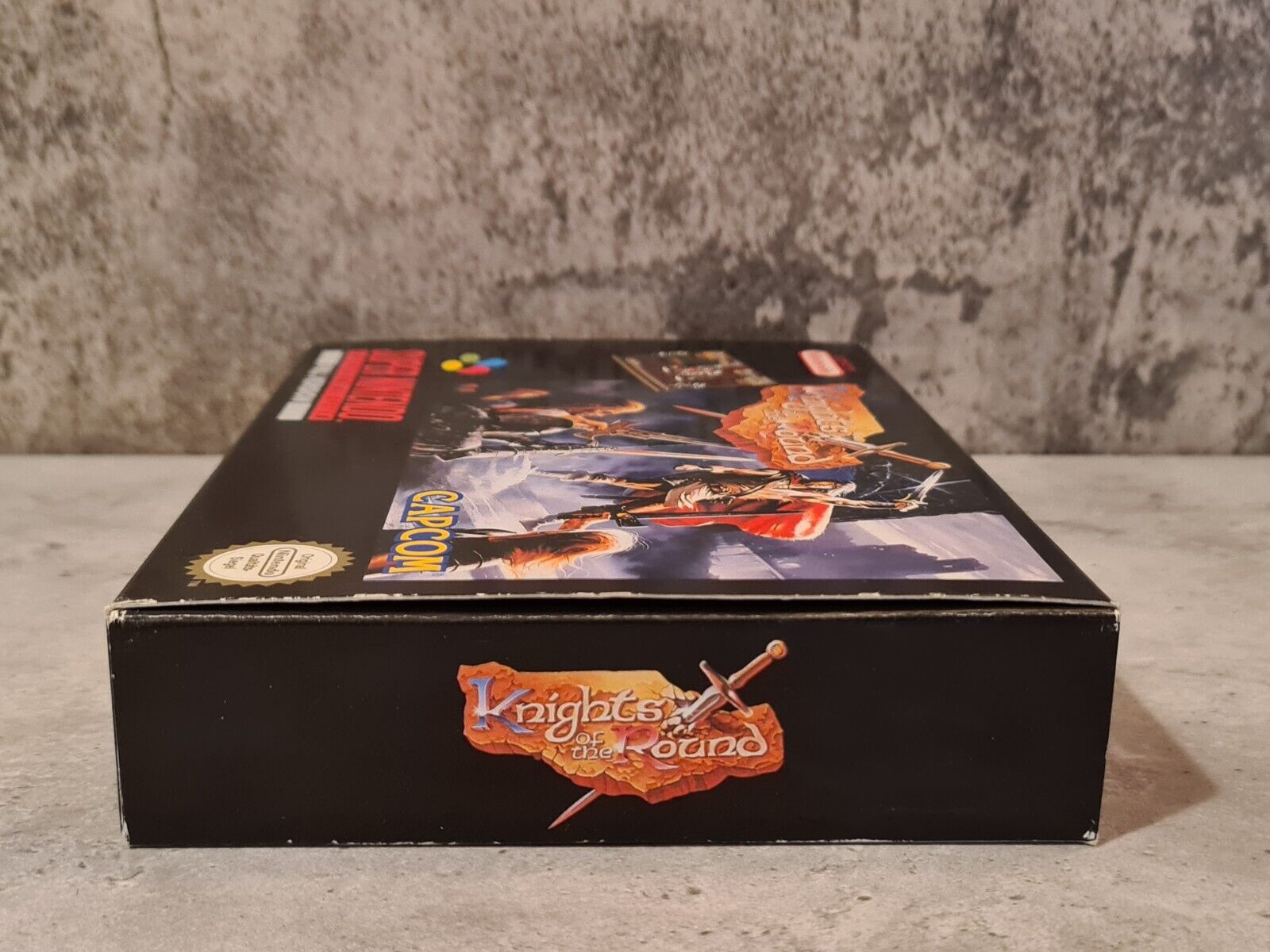 SNES Super Nintendo Knights of The Round mit OVP und Anleitung NOE - T-Retro-Games 