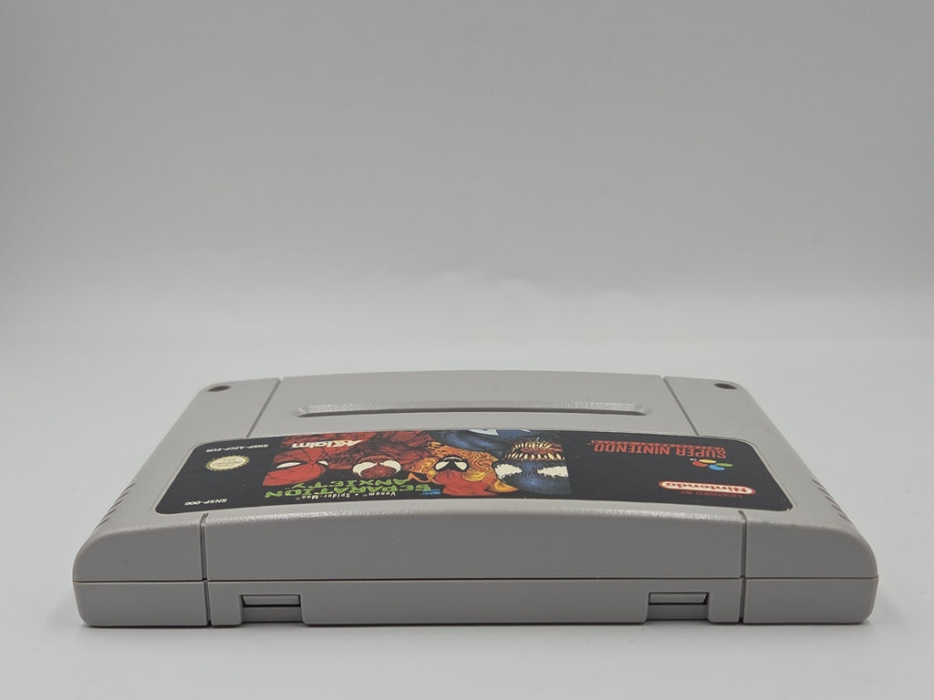 SNES Super Nintendo Venom Spider-Man Separation Anxiety Modul EUR