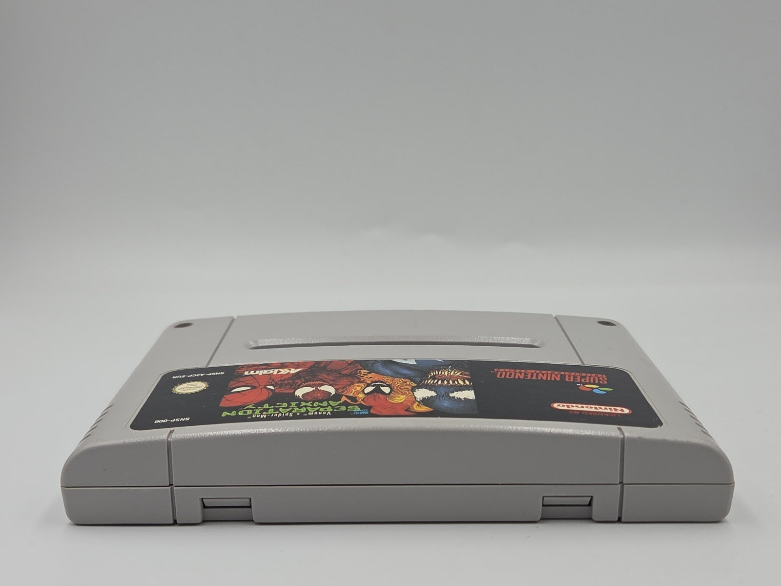 SNES Super Nintendo Venom Spider-Man Separation Anxiety Modul EUR