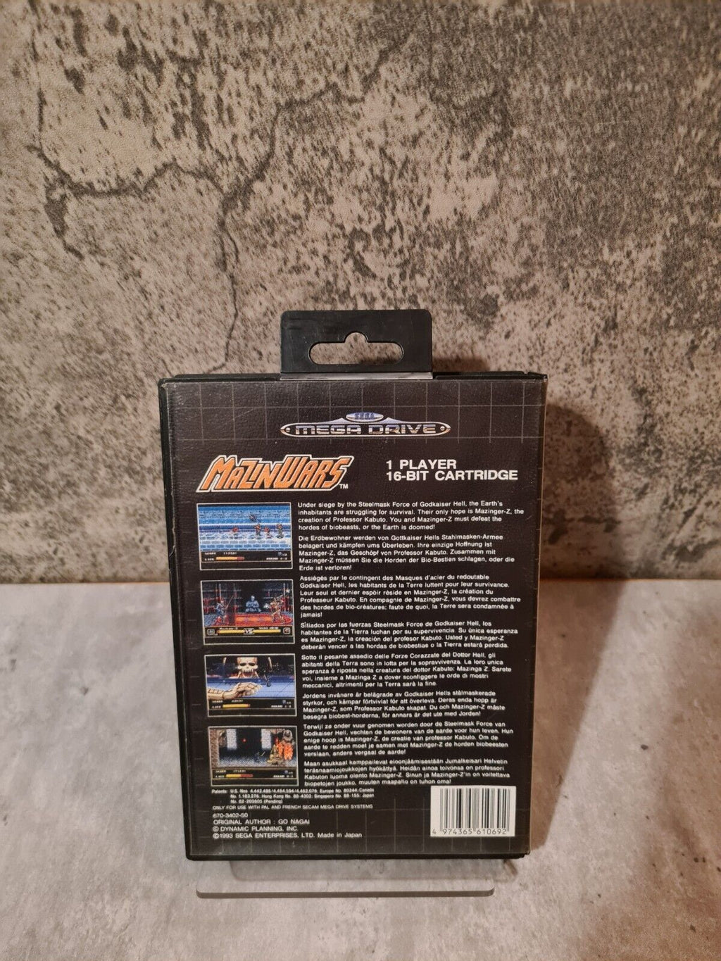 Sega Mega Drive MazinWars mit OVP Multi Language - T-Retro-Games 