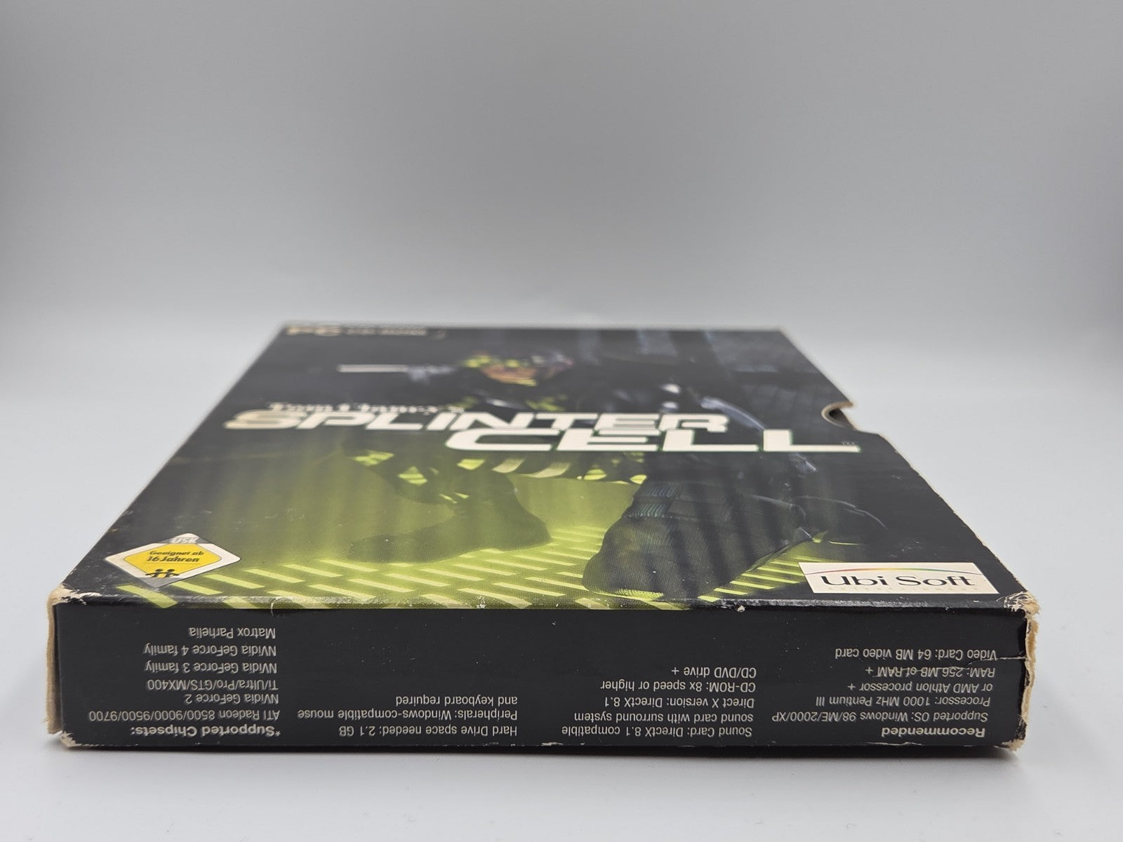 PC-CD Rom Tom Clancy's Splinter Cell 3 CDS Pappschuber  Deutsch + Jewel Case