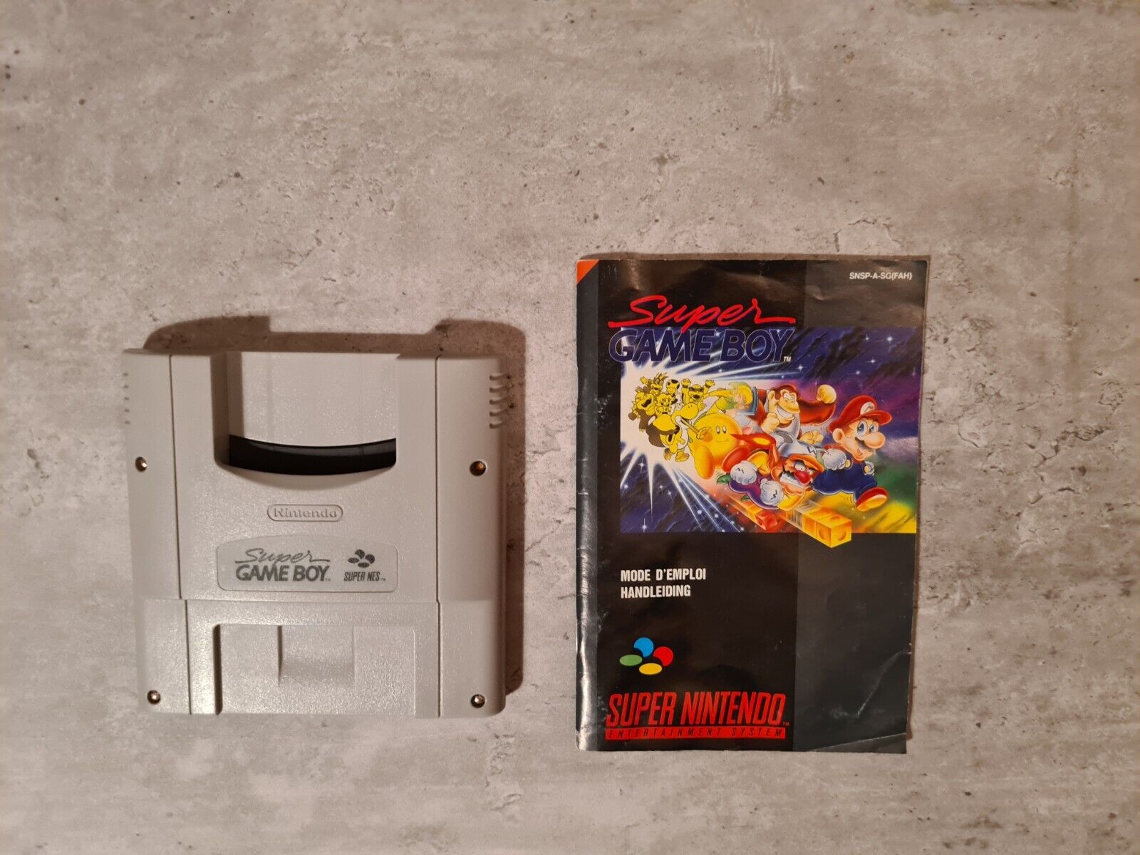 SNES Super Nintendo Super Game Boy Adapter OVP FAH - T-Retro-Games 