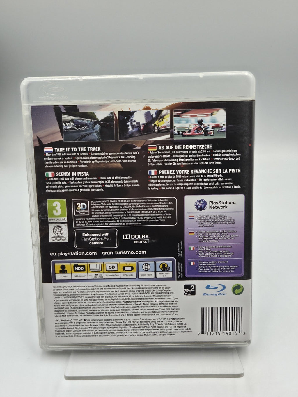 PS3 Playstation 3 Spiel Gran Turismo 5 mit OVP und Anleitung Multilingual