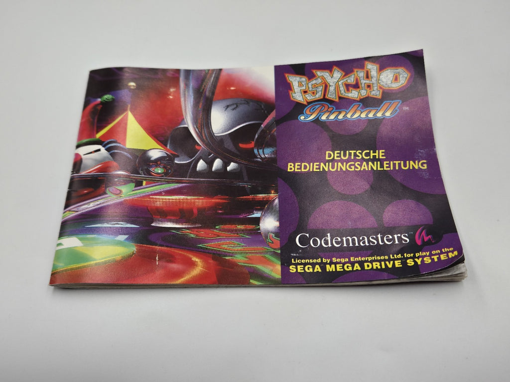 Sega Mega Drive Psycho Pinball mit OVP und Anleitung Multi Language 