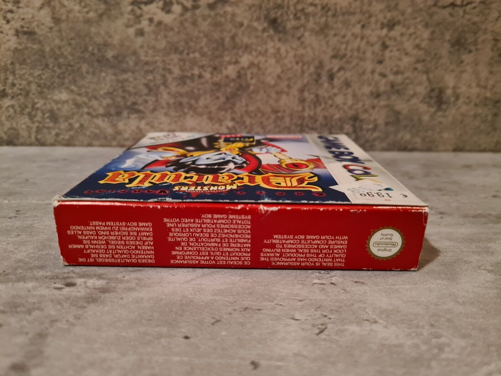 Gameboy Color Dracula Crazy Vampire mit OVP und Anleitung EUR - T-Retro-Games 