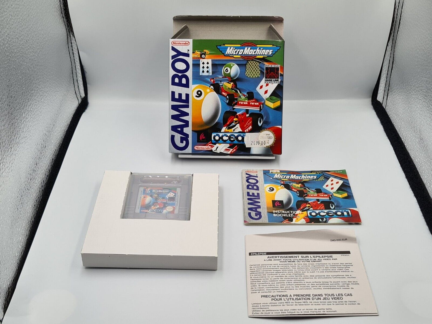Nintendo Game Boy Micro Machines mit OVP und Anleitung EUR - T-Retro-Games 