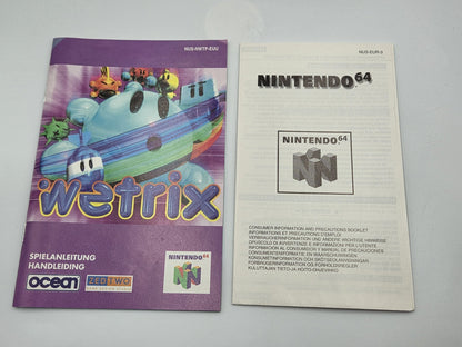 N64 Nintendo 64 Wetrix mit OVP und Anleitung EUR