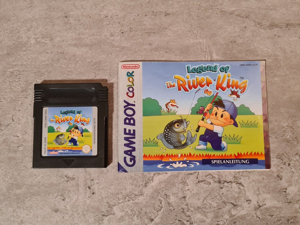 Nintendo Game Boy Color Legend of The River King mit OVP und Anleitung NOE - T-Retro-Games 