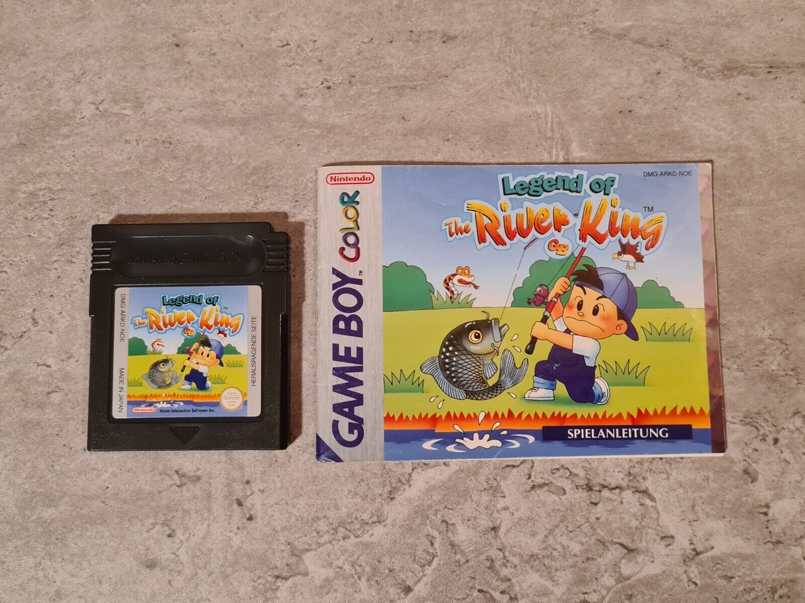 Nintendo Game Boy Color Legend of The River King mit OVP und Anleitung NOE - T-Retro-Games 