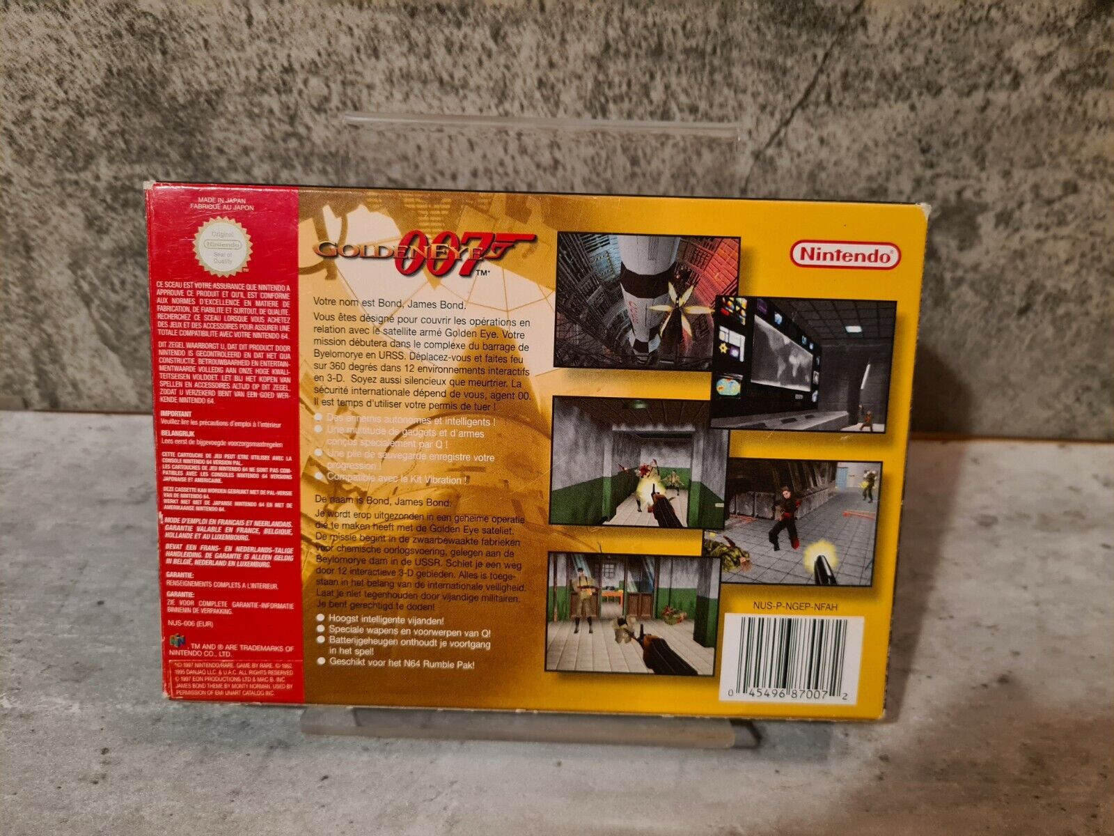 N64 Nintendo 64 GoldenEye 007 mit OVP und Anleitung FAH - T-Retro-Games 