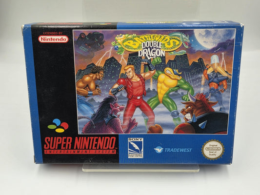 SNES Super Nintendo Battletoads Double Dragon mit OVP und Anleitung UKV
