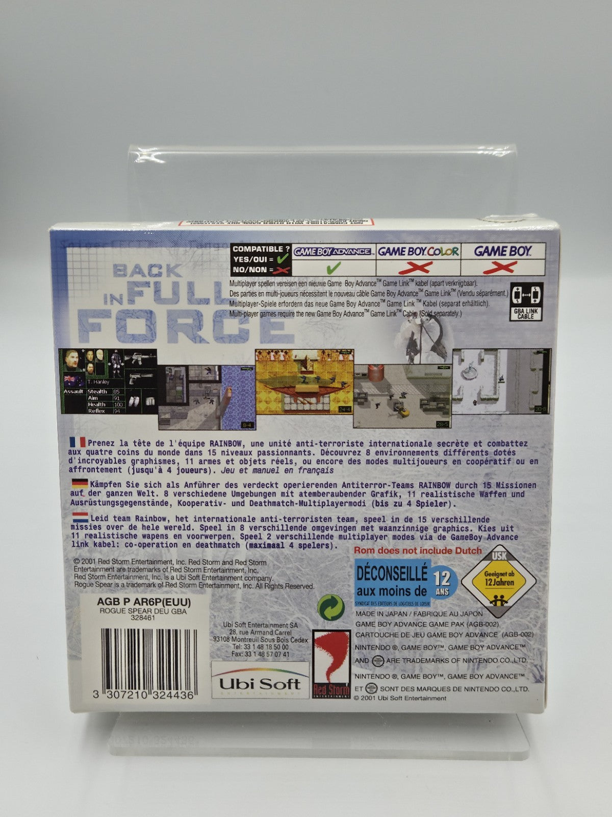 Game Boy Advance Tom Clancy's Rainbow Six Rogue Spear mit OVP und Anleitung EUR