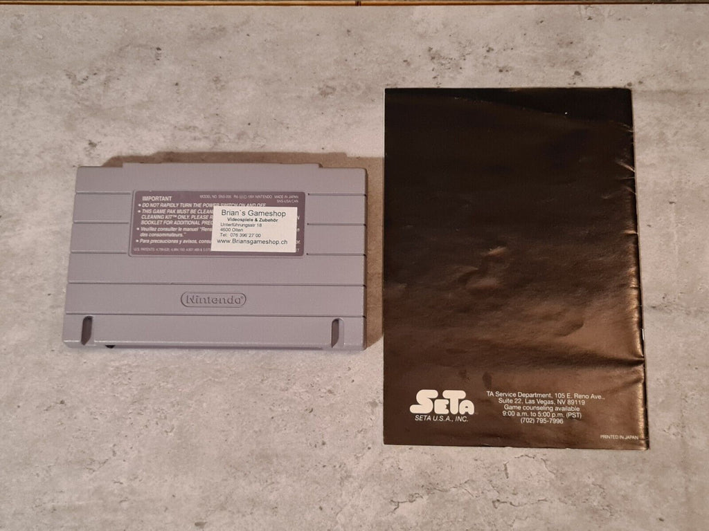 SNES Super Nintendo F1 ROC Race of Champions mit OVP und Anleitung NTSC-USA - T-Retro-Games 