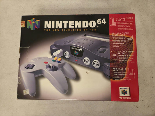N64 Nintendo 64 Schwarz Black Konsole Console OVP 