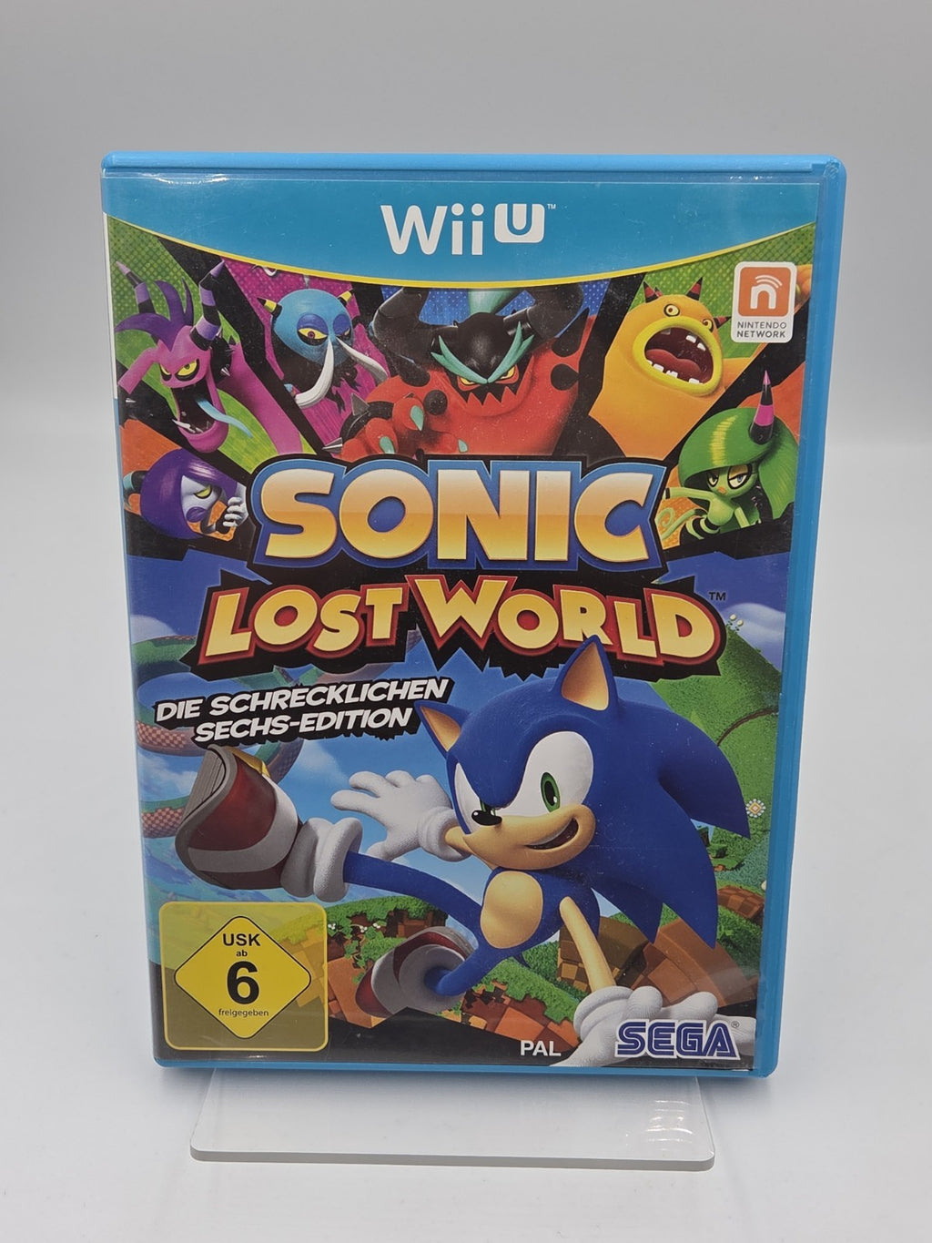 Nintendo Wii U Spiel Sonic Lost World mit OVP und Anleitung Deutsch