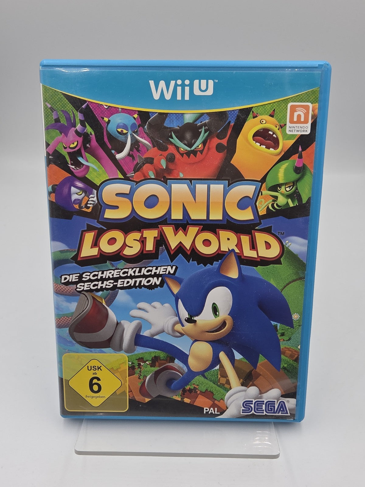 Nintendo Wii U Spiel Sonic Lost World mit OVP und Anleitung Deutsch