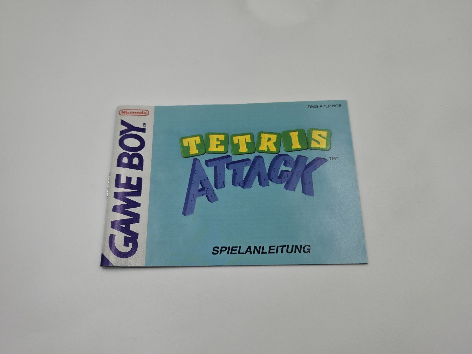 Nintendo Game Boy Classic Spiel Tetris Attack mit OVP und Anleitung NOE