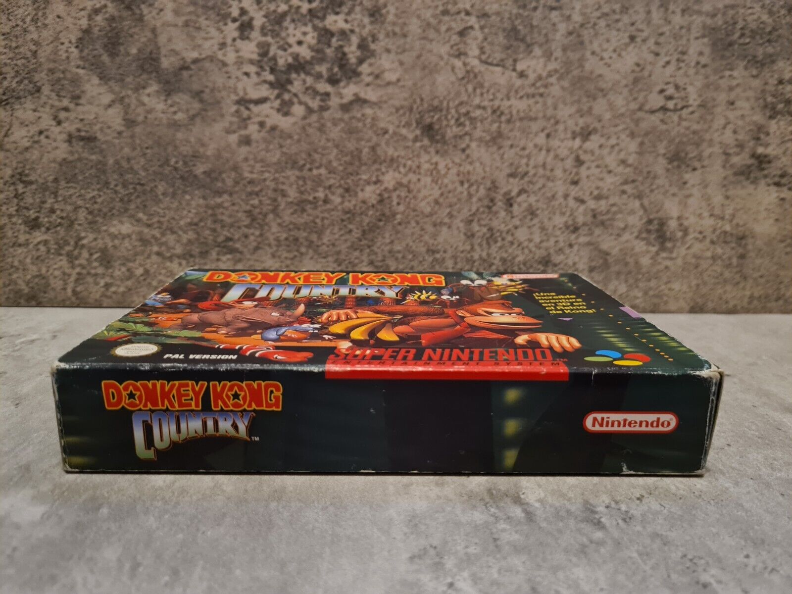 SNES Super Nintendo Donkey Kong Country mit OVP und Anleitung ESP - T-Retro-Games 