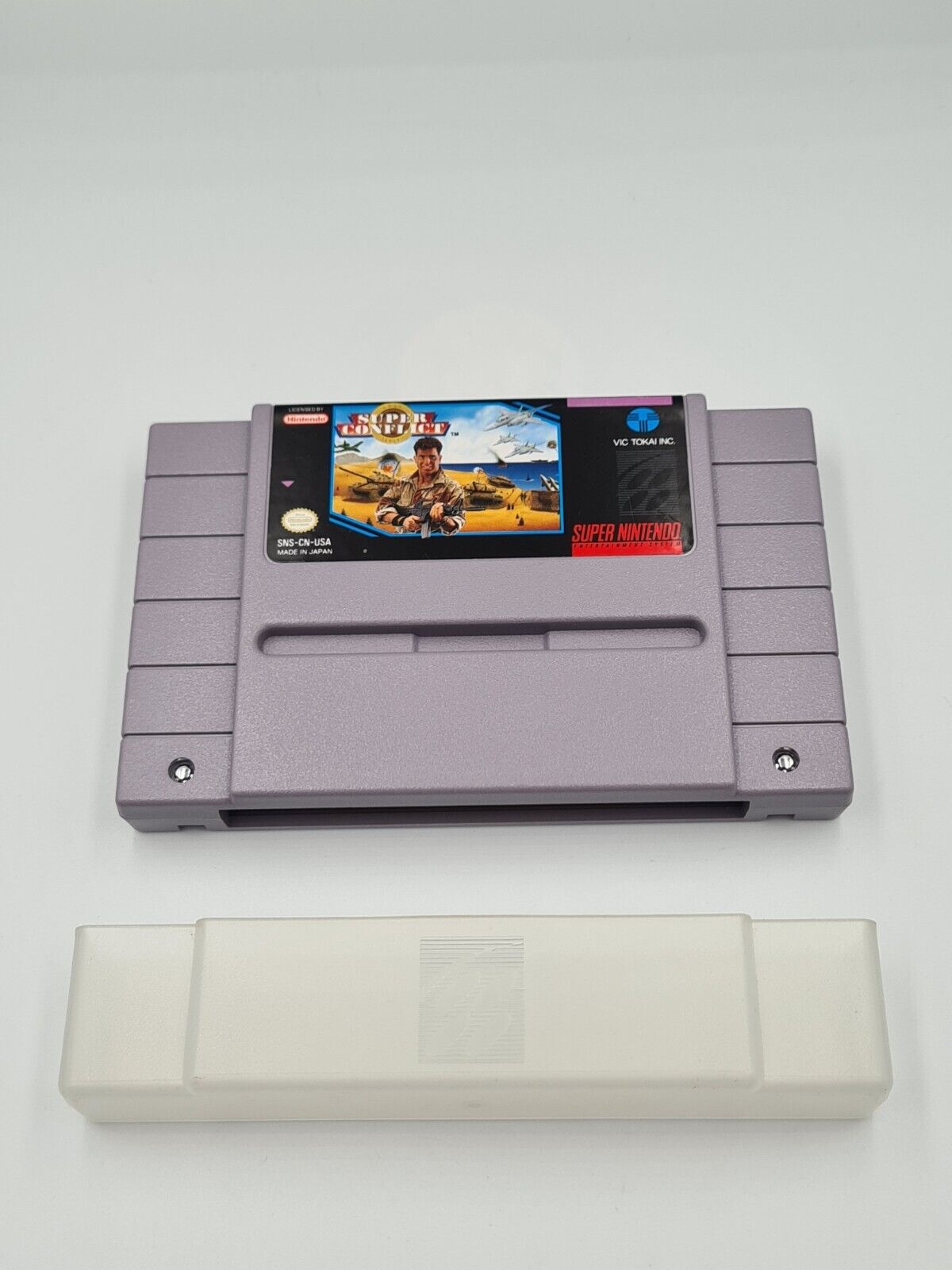 SNES Super Nintendo Super Conflict mit OVP und Anleitung NTSC USA - T-Retro-Games 