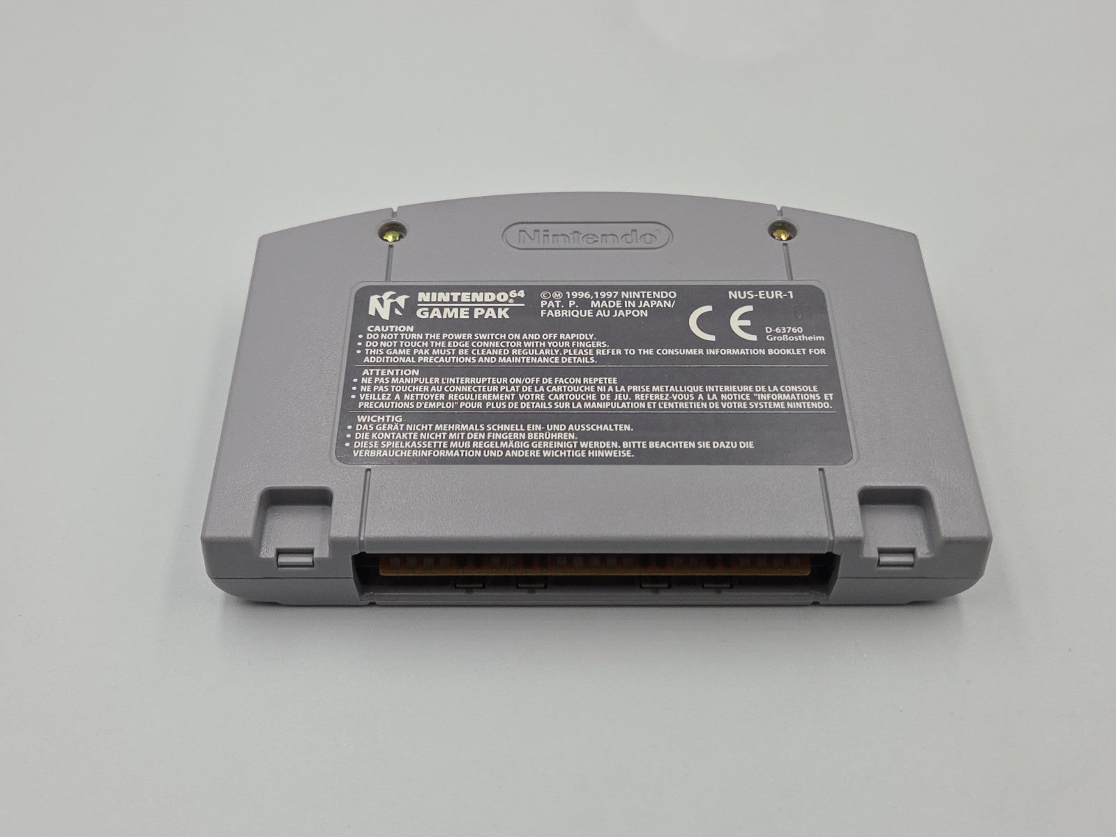 N64 Nintendo 64 Spiel Snowboard Kids mit OVP und Anleitung EUR