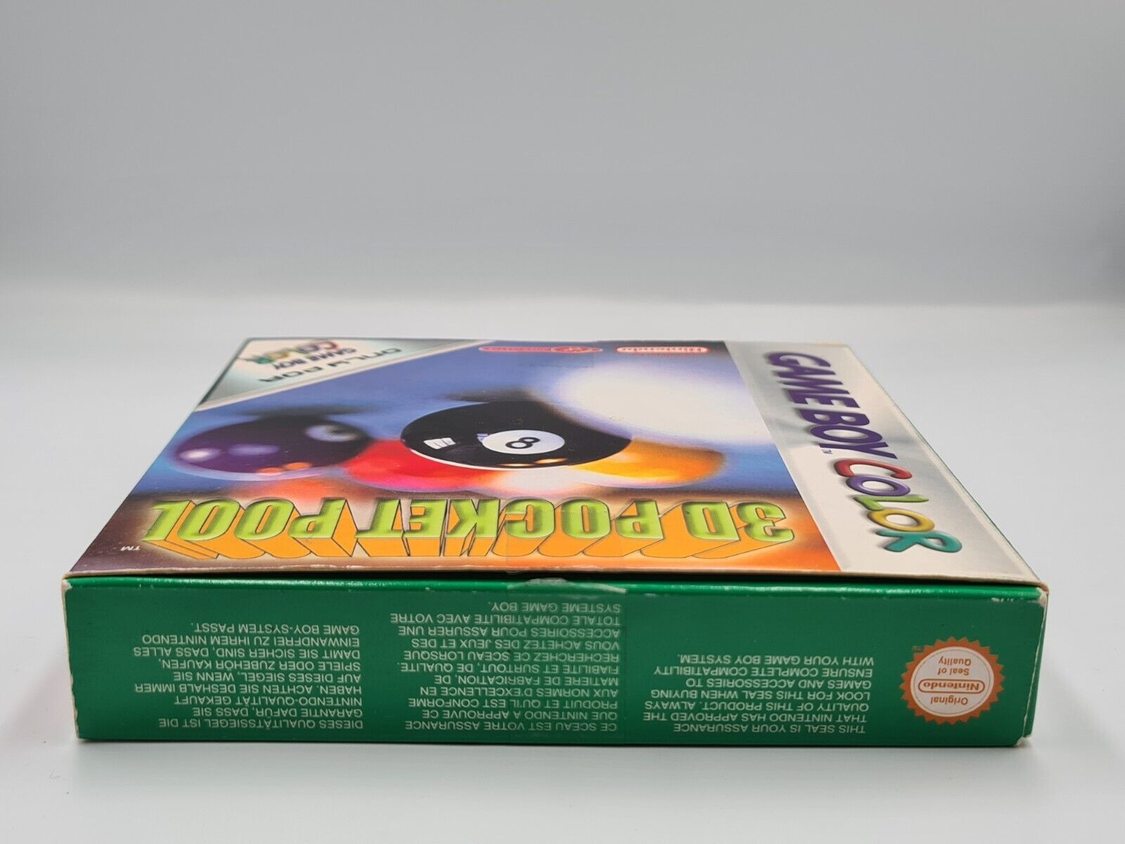 Nintendo Game Boy Color 3D Pocket Pool mit OVP und Anleitung EUR - T-Retro-Games 