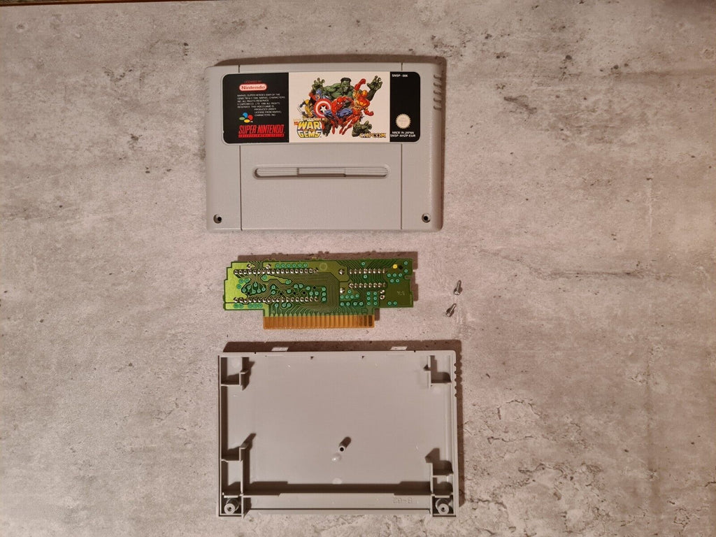SNES Super Nintendo Marvel Super Heroes in War of The Gems Modul EUR - T-Retro-Games 