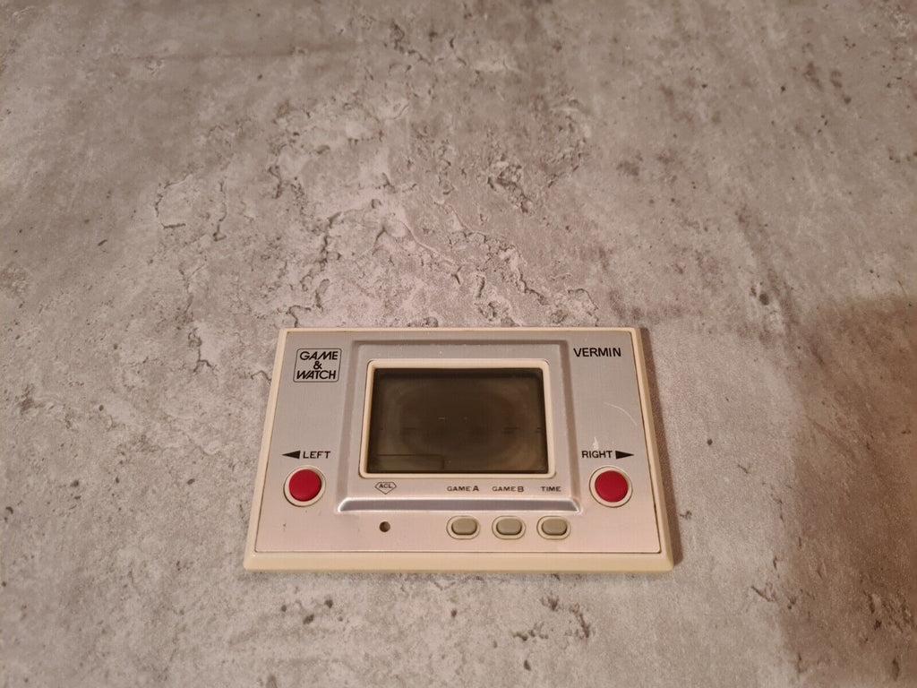 Nintendo Game & Watch Vermin OVP MT-03 1980 - T-Retro-Games 
