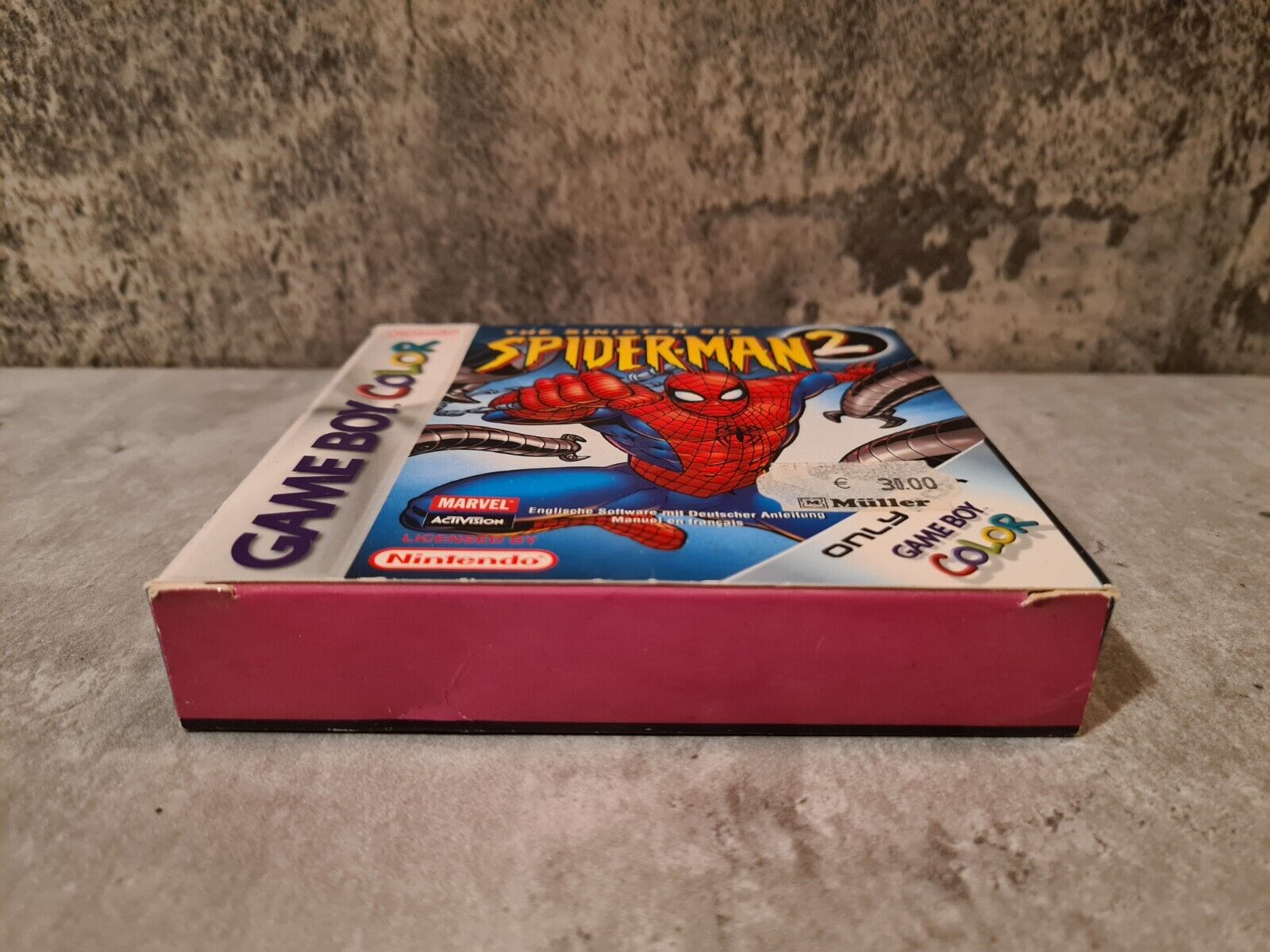 Nintendo Gameboy Color Spider-Man 2 The Sinister Six mit OVP und Anleitung EUR - T-Retro-Games 