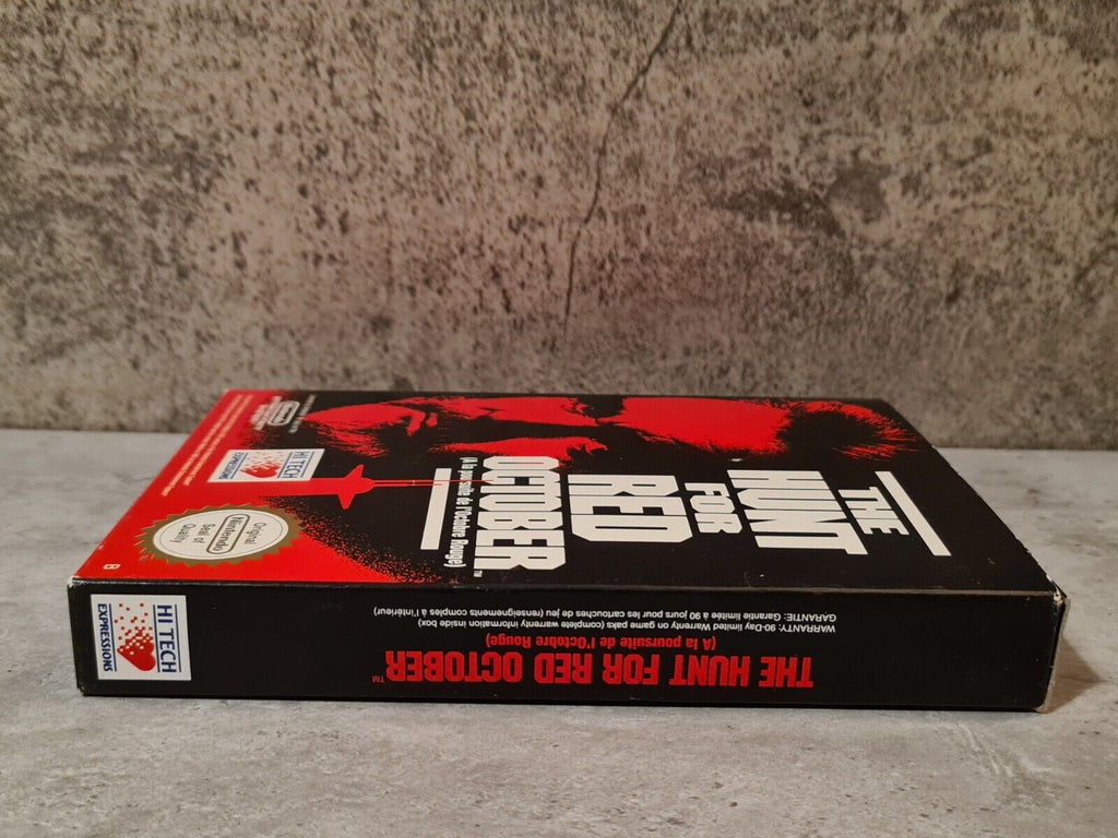 Nintendo NES The Hunt for Red October mit OVP und Anleitung FRA - T-Retro-Games 