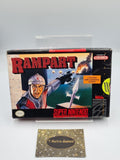 SNES Super Nintendo Rampart mit OVP und Anleitung NTSC-USA - T-Retro-Games 
