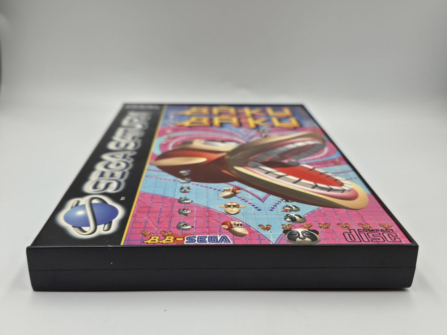 Sega Saturn Spiel Baku Baku mit OVP und Anleitung Multi Language 