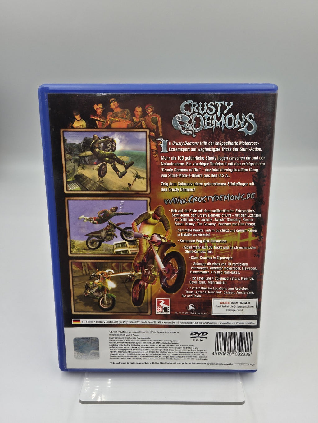 PS2 Playstation 2 Spiel Crusty Demons mit OVP + Anleitung Deutsch