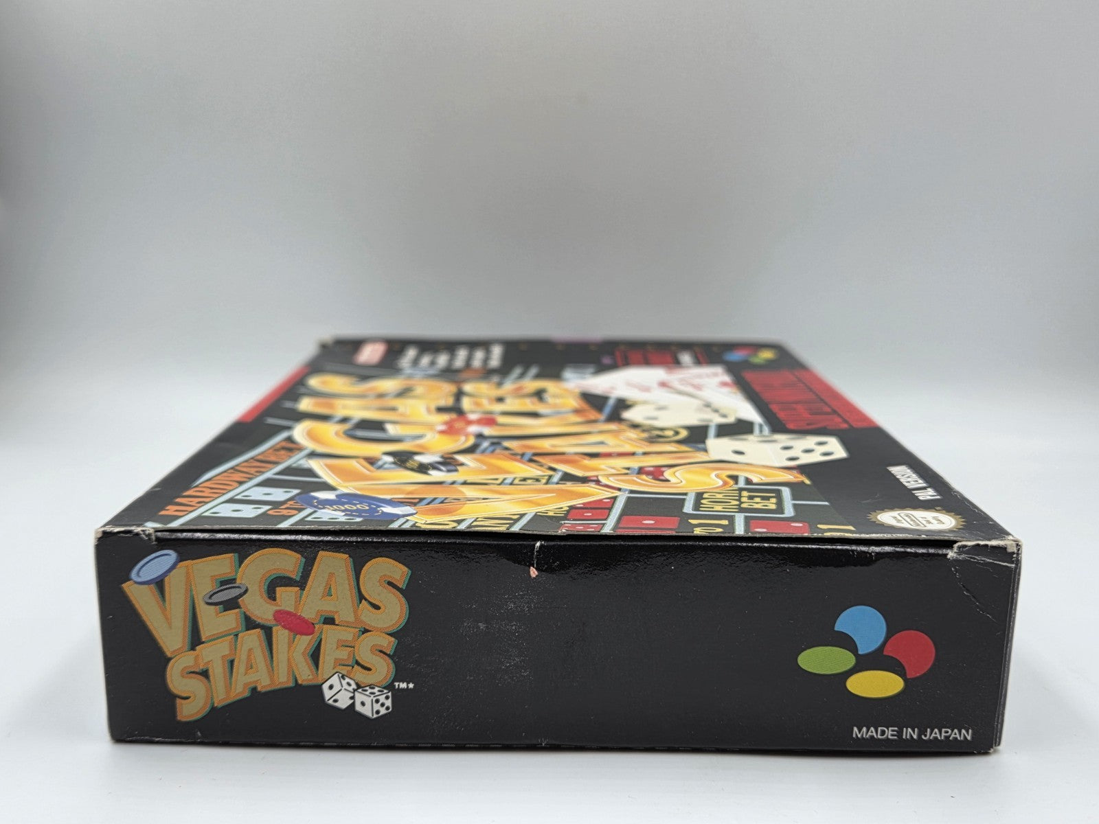 SNES Super Nintendo Vegas Stakes mit OVP und Anleitung GPS