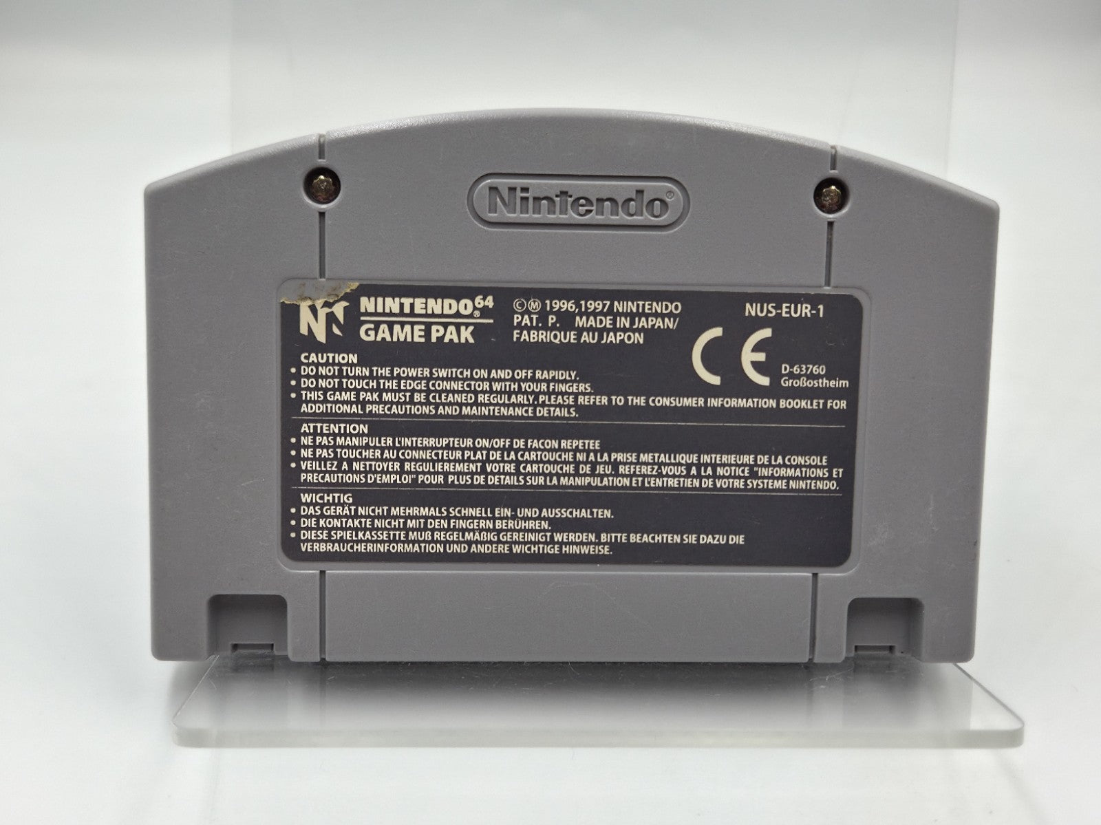 N64 Nintendo 64 Spiel F-Zero X EUR Modul