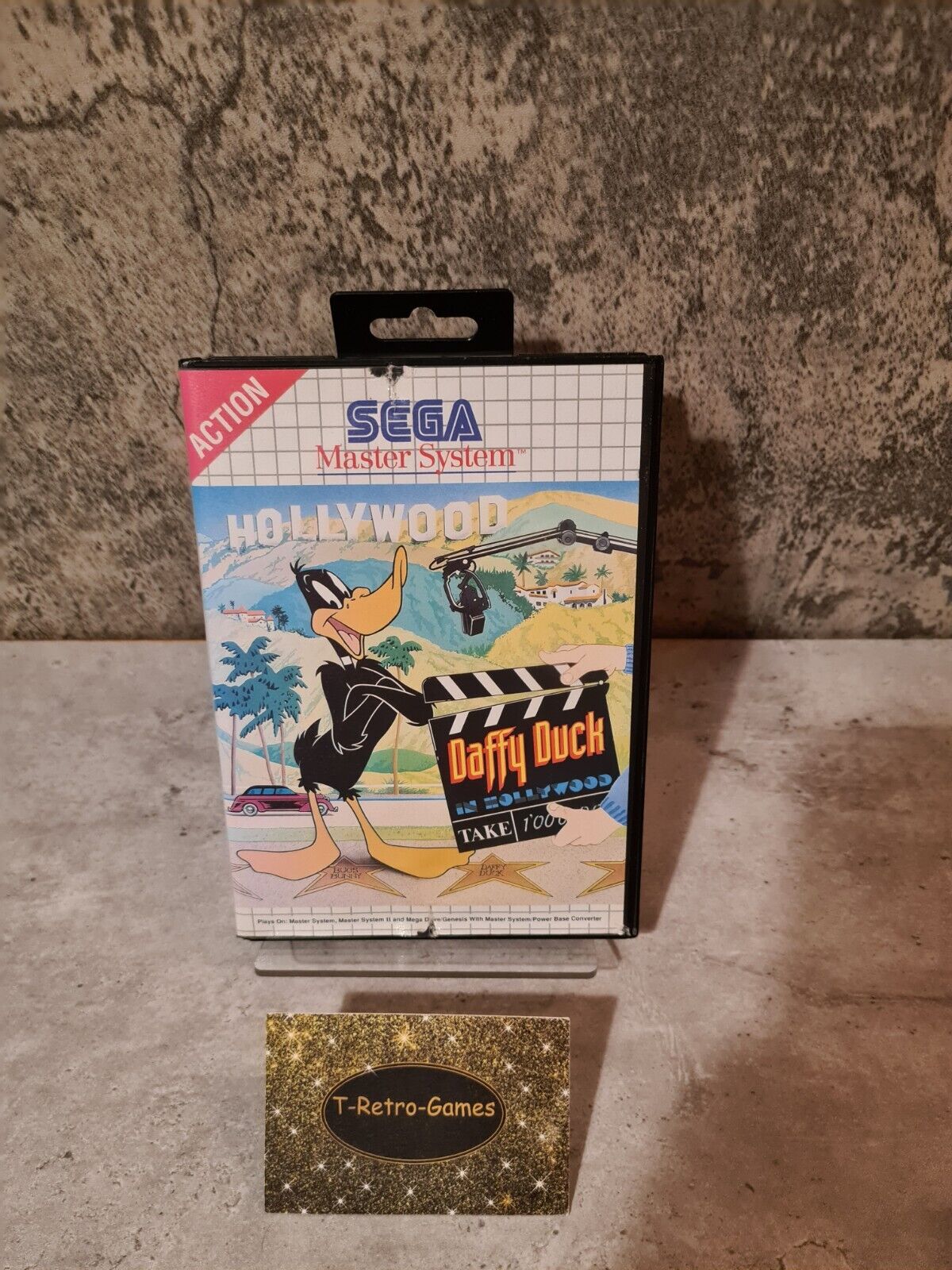 Sega Master System Daffy Duck in Hollywood mit OVP und Anleitung Multi Language - T-Retro-Games 