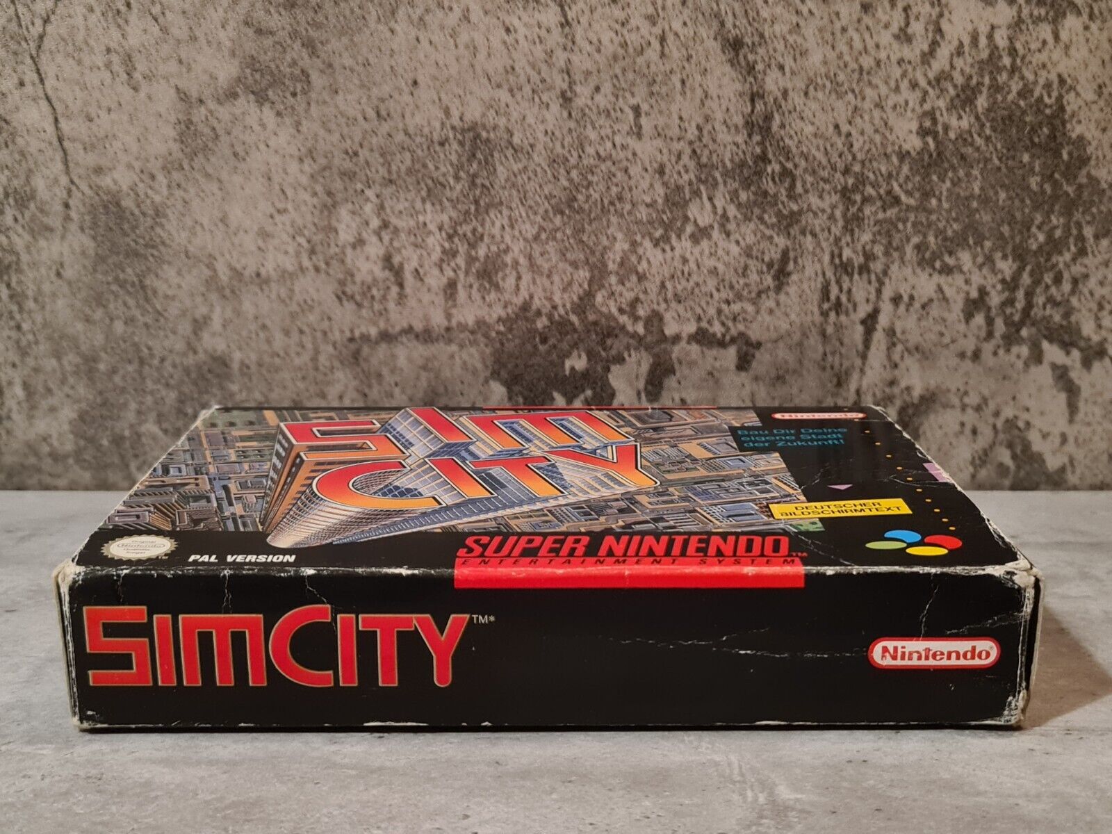 SNES Super Nintendo Sim City mit OVP und Anleitung NOE/SFRG - T-Retro-Games 