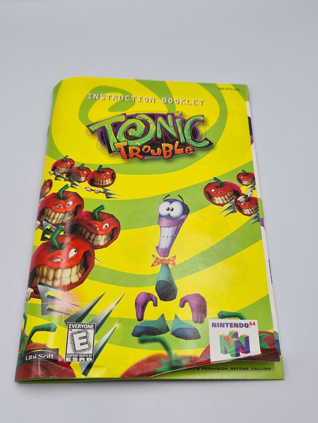 N64 Nintendo 64 Tonic Trouble mit OVP und Anleitung USA NTSC - T-Retro-Games 
