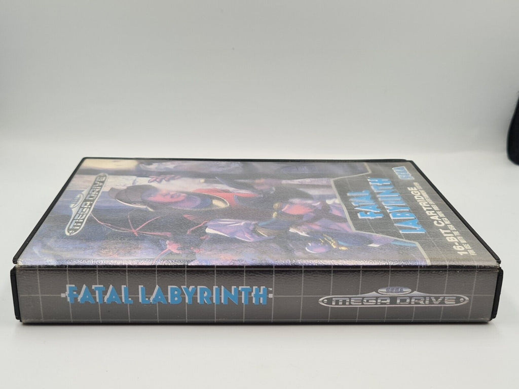 Sega Mega Drive Spiel Fatal Labyrinth mit OVP und Anleitung Multilingual - T-Retro-Games 