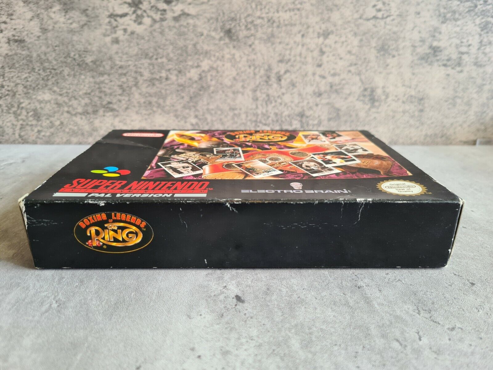 SNES Super Nintendo Boxing Legends of The Ring mit OVP und Anleitung UKV - T-Retro-Games 