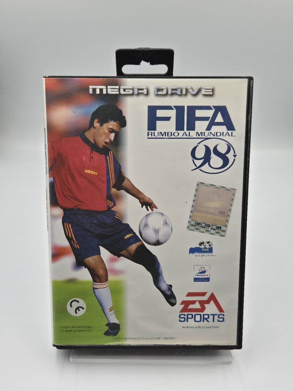 Sega Mega Drive Spiel Fifa Rumbo Al Mundial 98 mit OVP und Anleitung ESP