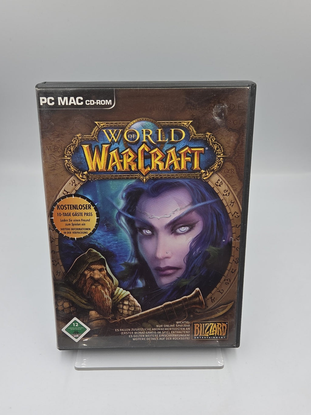 PC Mac CD-Rom Spiel World of WarCraft mit OVP und Anleitung 4 Discs Deutsch