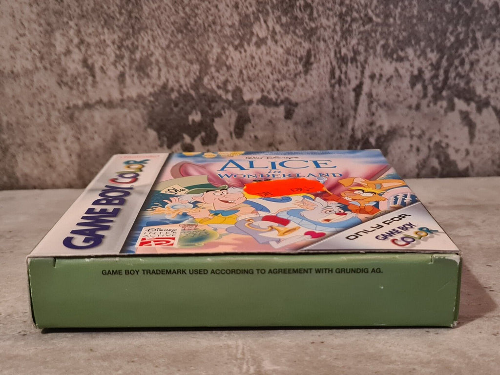 Nintendo Game Boy Color Alice in Wonderland mit OVP und Anleitung EUR - T-Retro-Games 