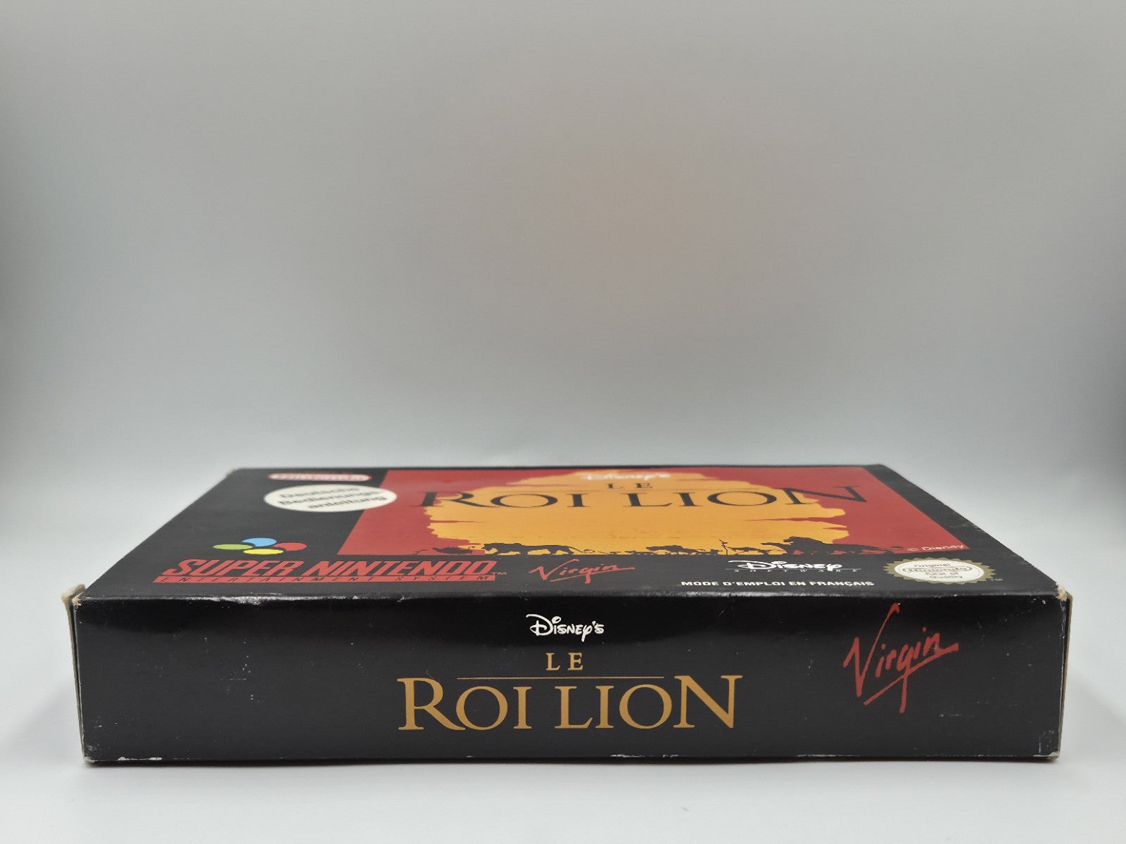 SNES Super Nintendo Disney's Le Roi Lion mit OVP und Anleitung FRA